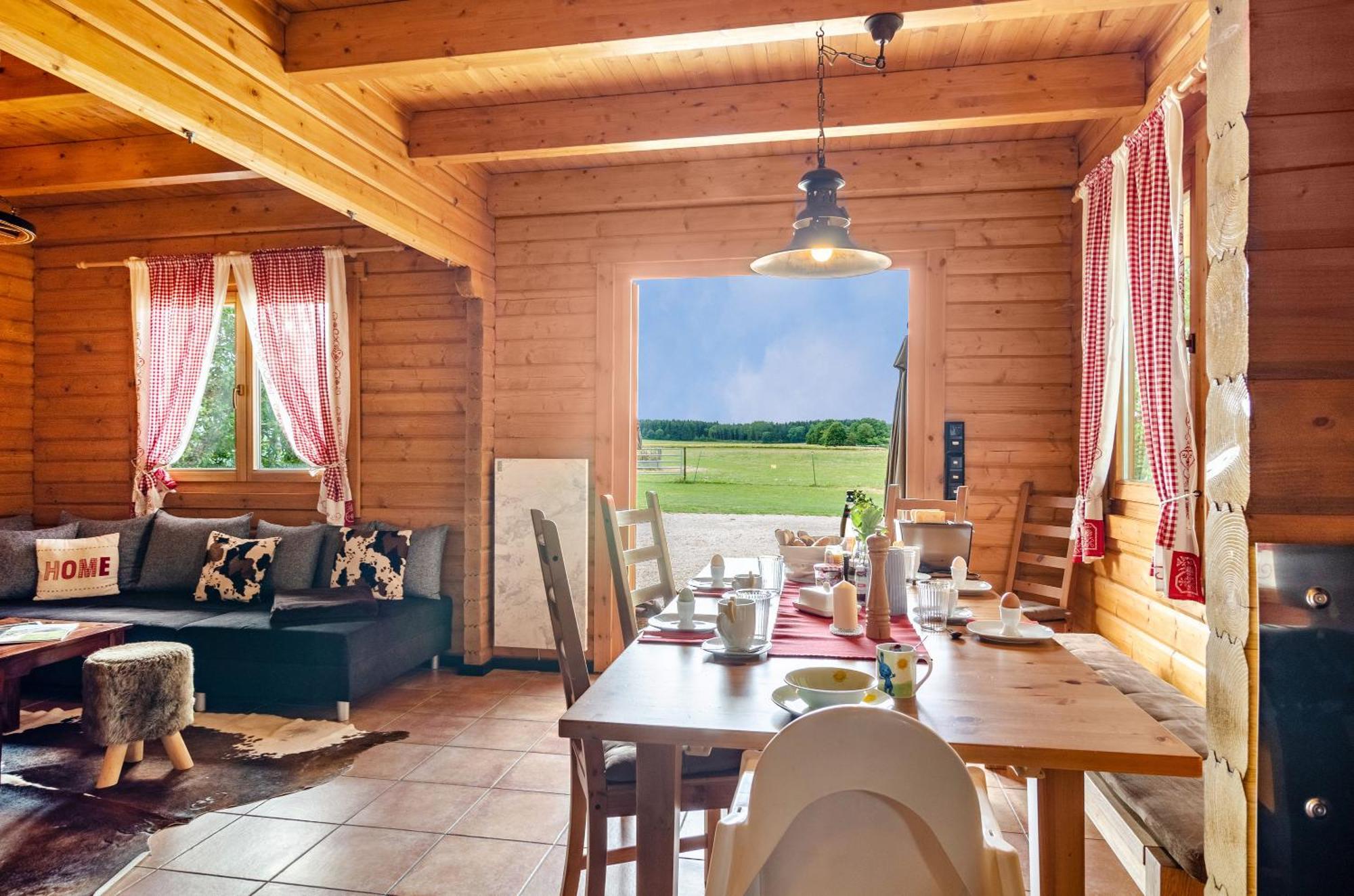 Vila Ferienblockhaus Glocker - Hof Leibertingen Exteriér fotografie