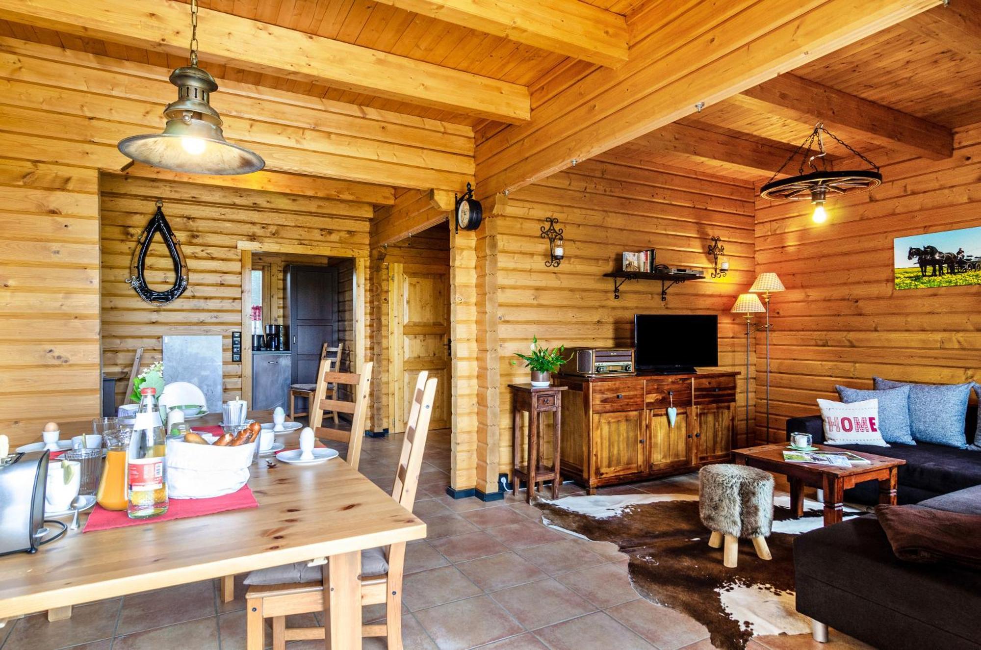 Vila Ferienblockhaus Glocker - Hof Leibertingen Exteriér fotografie